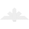 Ekena Millwork Kennewick Architectural Grade PVC Gable Bracket, 48"W x 20"H x 2"D x 6"F, 10/12 Pitch GBP048X20X0206KEN00 - alternate 2